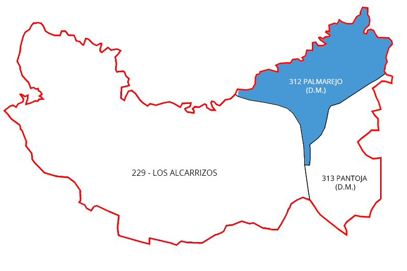 Mapa politico palmarejo